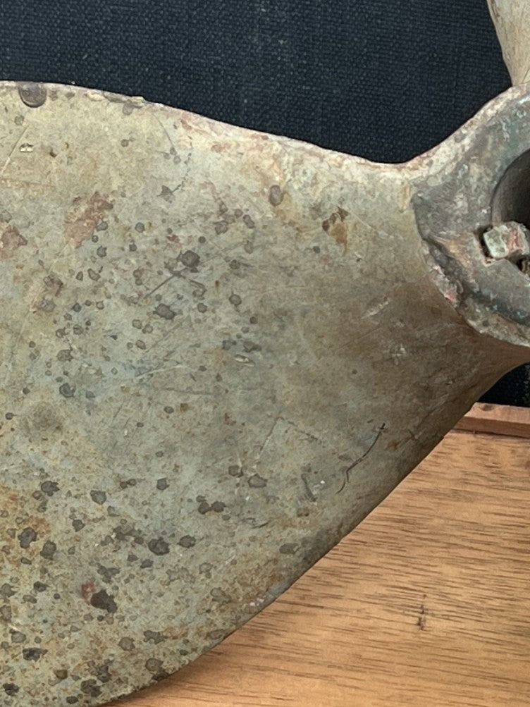 Vintage 10 Inch Manganese Bronze 3 Blade Marine Propeller Nautical Decor