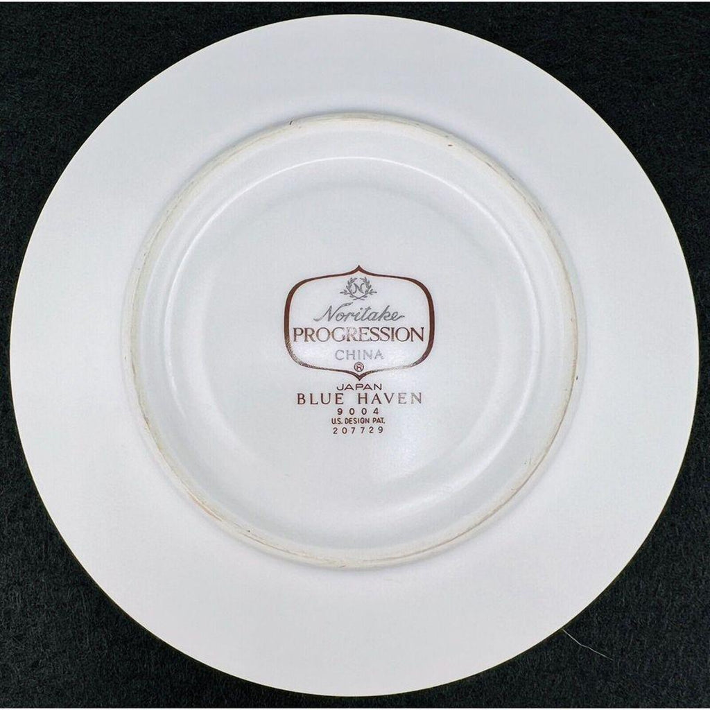 Vintage Noritake Progression Blue Haven 9004 Cup and Saucer Set