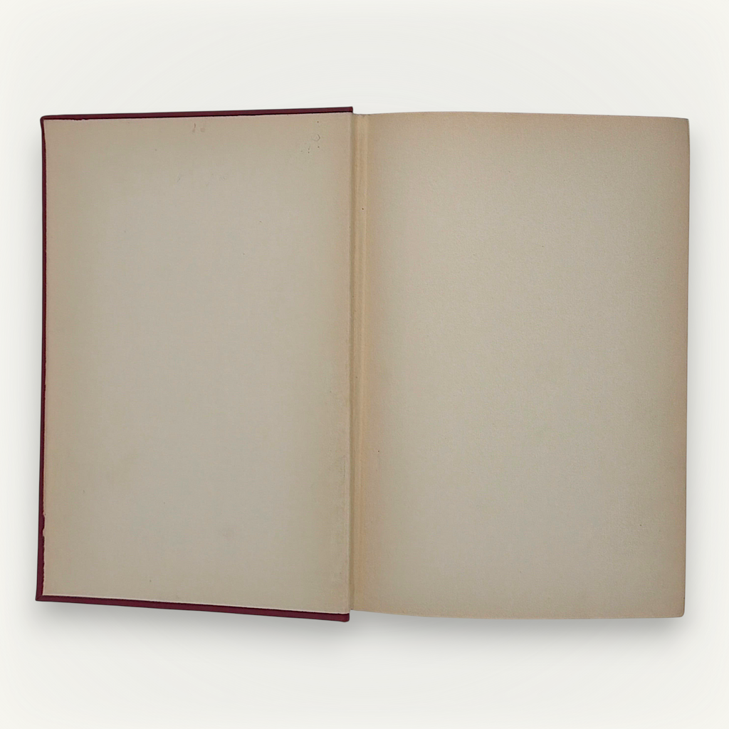 Red cloth hardcover edition of Casanova: His Known and Unknown Life, displayed flat showing the woven textile texture and vertical book cloth grain. - Photo 4