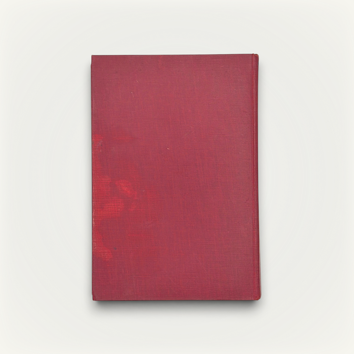 Red cloth hardcover edition of Casanova: His Known and Unknown Life, displayed flat showing the woven textile texture and vertical book cloth grain. - Photo 11