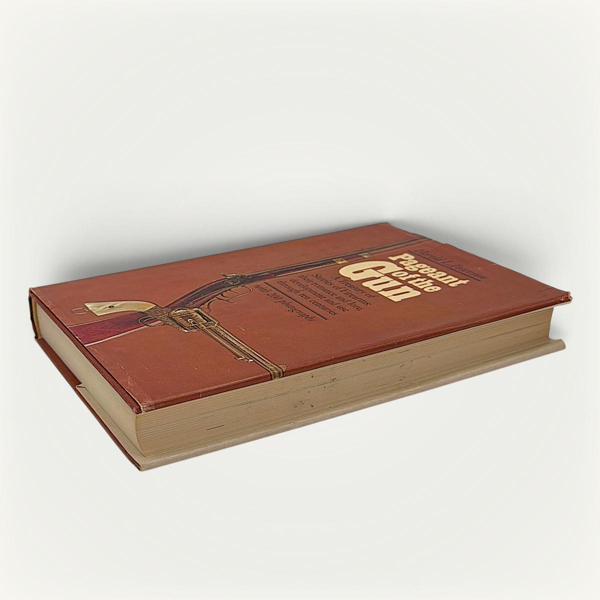 Patina & Prose 1967 first edition hardcover book Pageant of the Gun by Harold L. Peterson with pictorial dust jacket