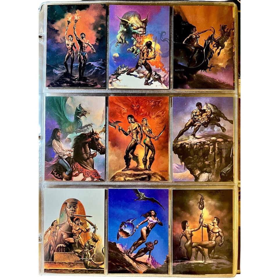 1991 Boris Vallejo Series I Complete Card Set - 90 Cards - Vibrant and Detailed