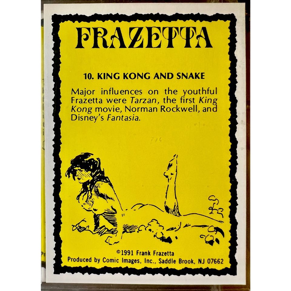 1991 Frazetta Series 1 Complete Set of 90 Cards Collectible Cards- Rare Illustrations