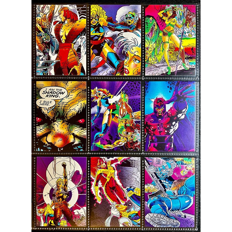 1991 X-Men Comic Images Trading Cards- Complete Set (1-90), Near Mint