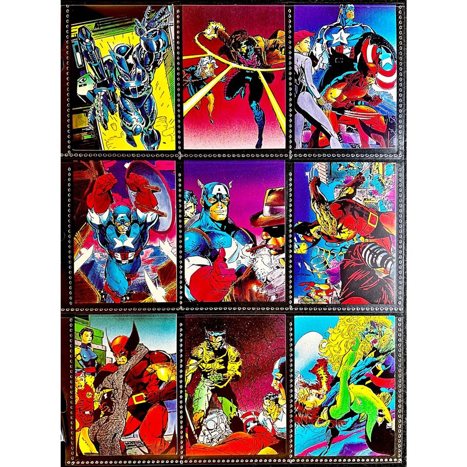1991 X-Men Comic Images Trading Cards- Complete Set (1-90), Near Mint