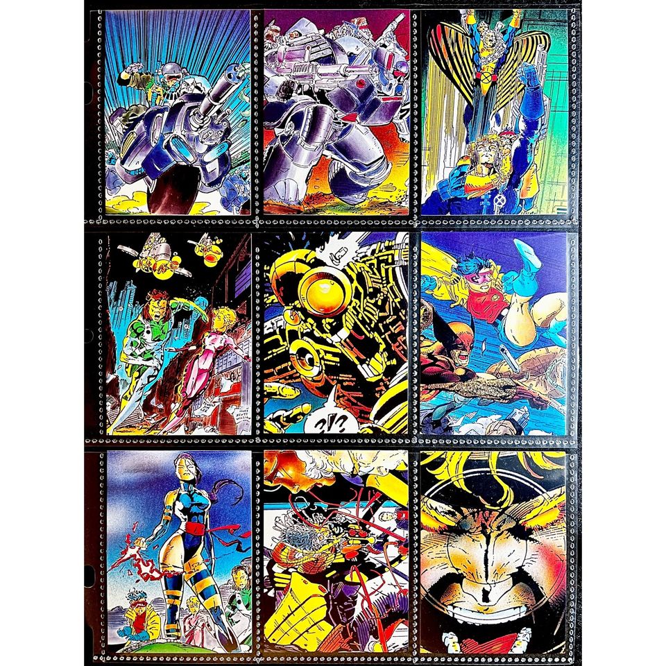 1991 X-Men Comic Images Trading Cards- Complete Set (1-90), Near Mint