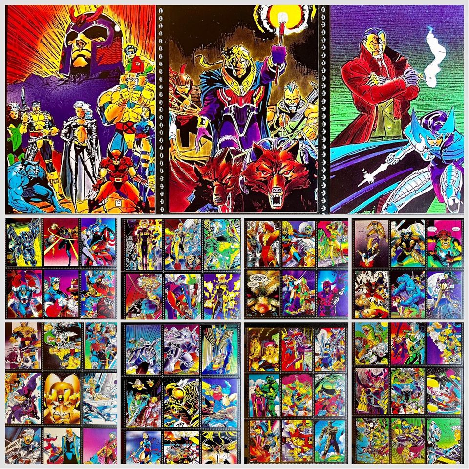 1991 X-Men Comic Images Trading Cards- Complete Set (1-90), Near Mint