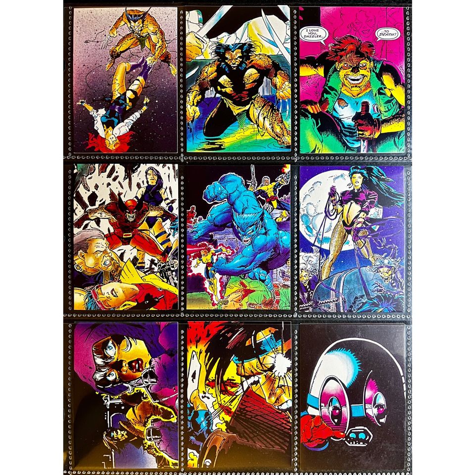1991 X-Men Comic Images Trading Cards- Complete Set (1-90), Near Mint