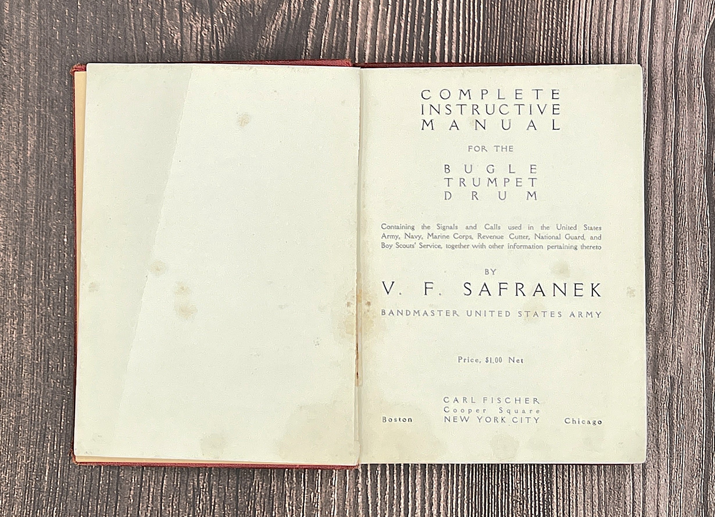Antique Military Books: "Armament and History" & "Complete Instructive Manual for the Bugle, Trumpet, and Drum"
