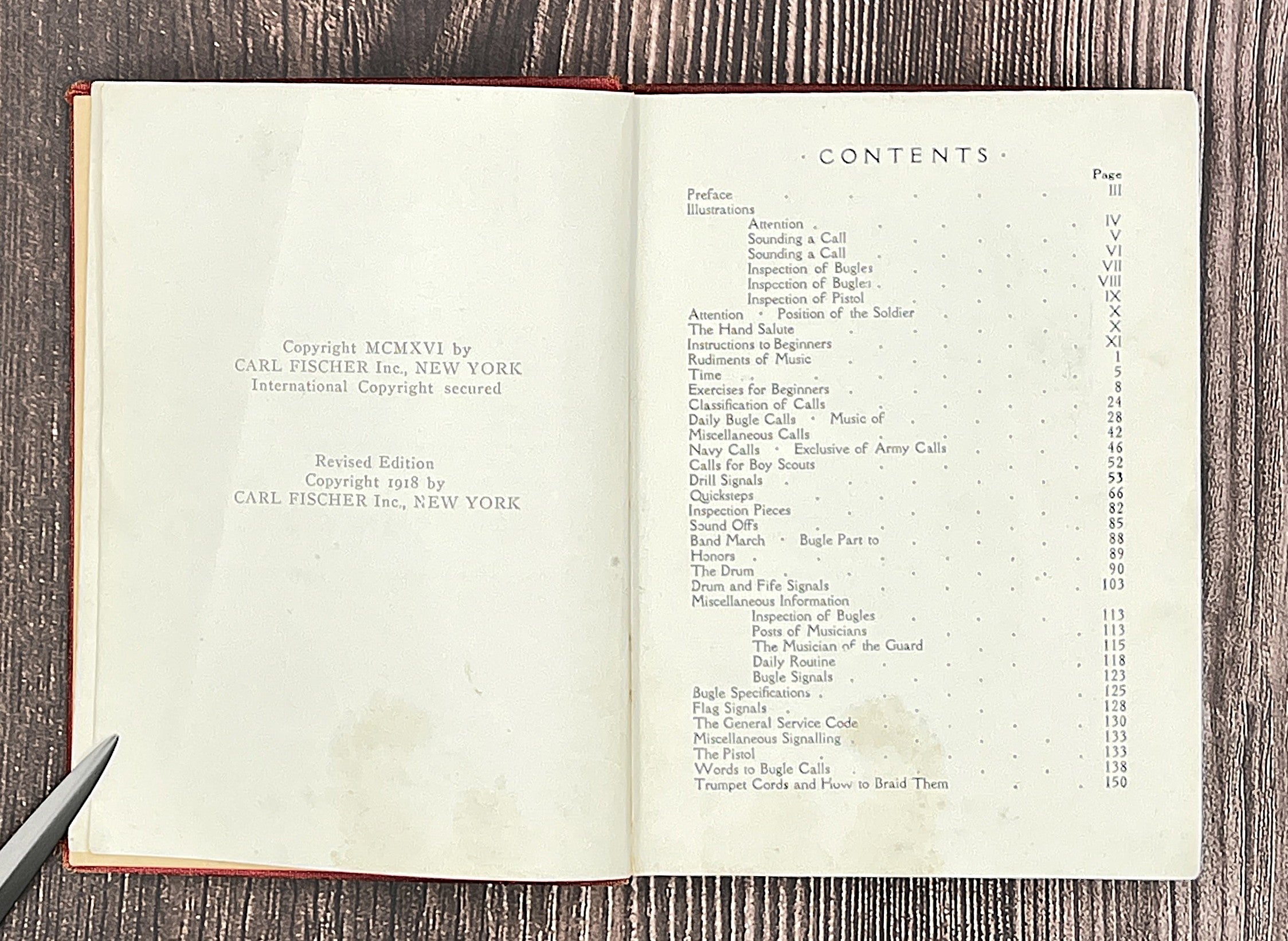 Antique Military Books: "Armament and History" & "Complete Instructive Manual for the Bugle, Trumpet, and Drum"