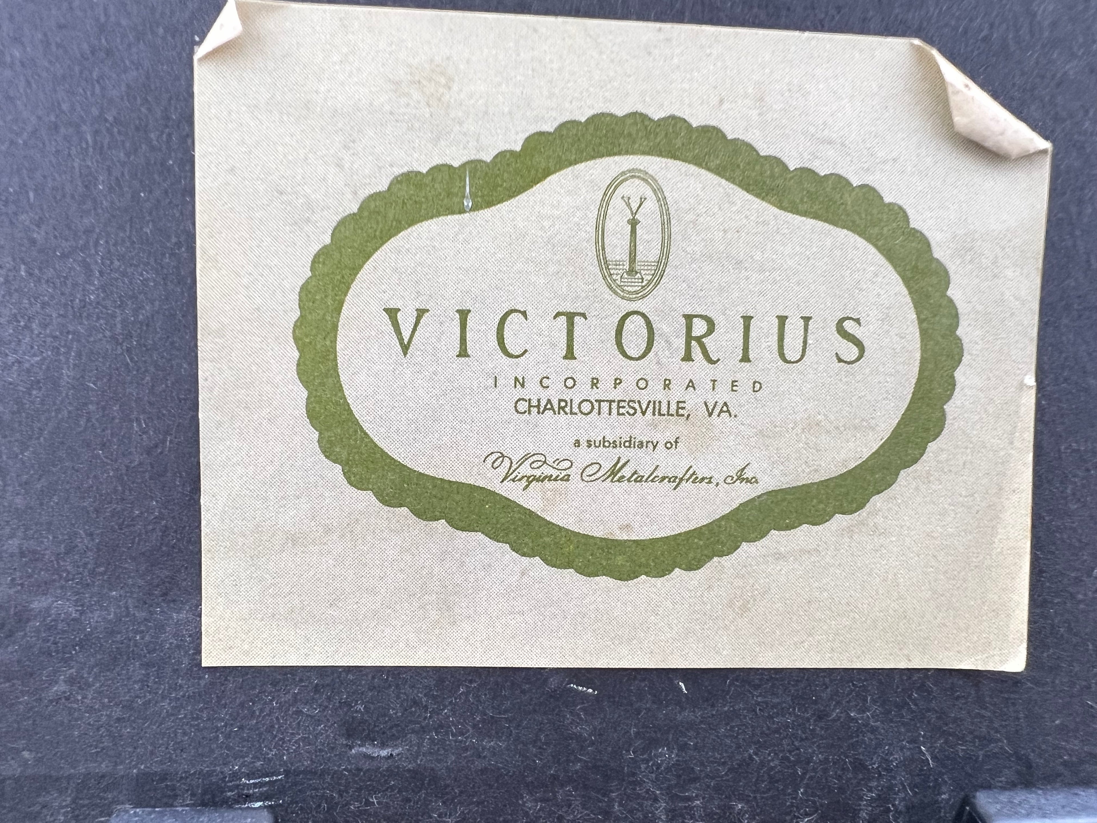 Angelica Little American 3.5 x 5.5 in vintage print with certificate of authenticity, packaging shows VICTORIUS logo