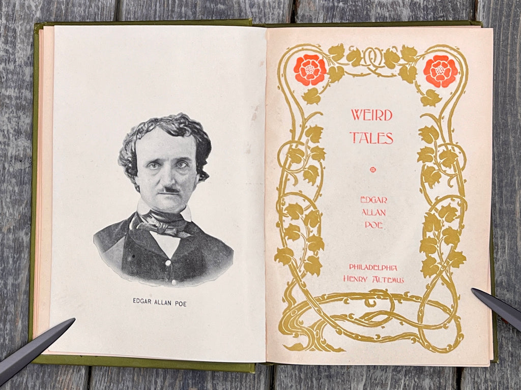Antique Edgar Allan Poe Book Collection - Weird Tales & More 1895-1905