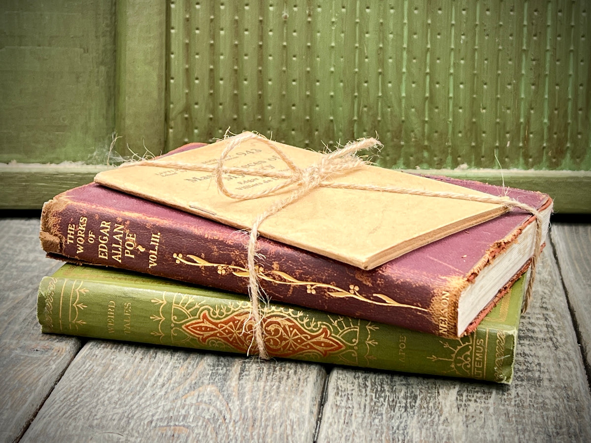 Antique Edgar Allan Poe Book Collection - Weird Tales & More 1895-1905