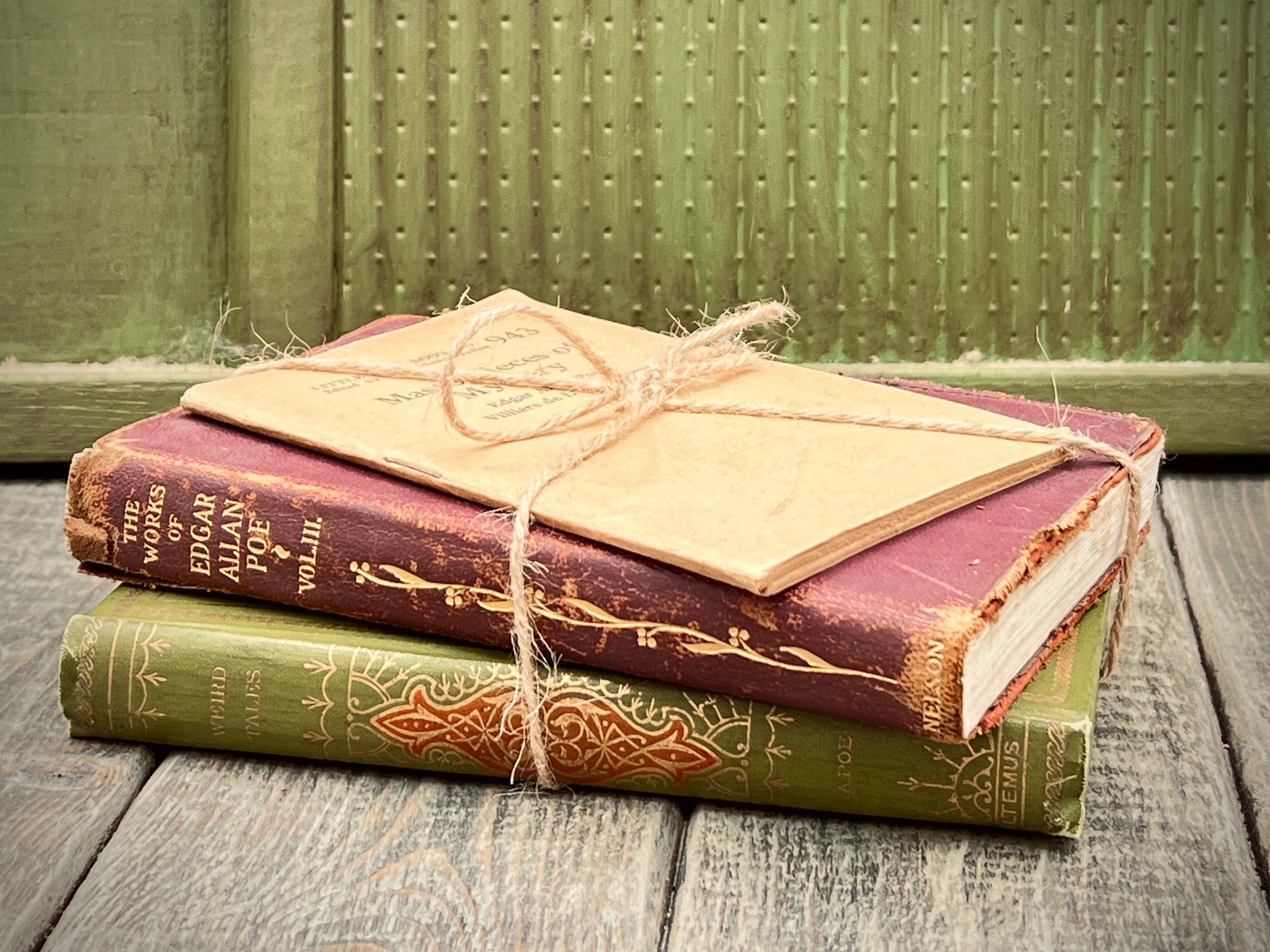 Antique Edgar Allan Poe Book Collection - Weird Tales & More 1895-1905