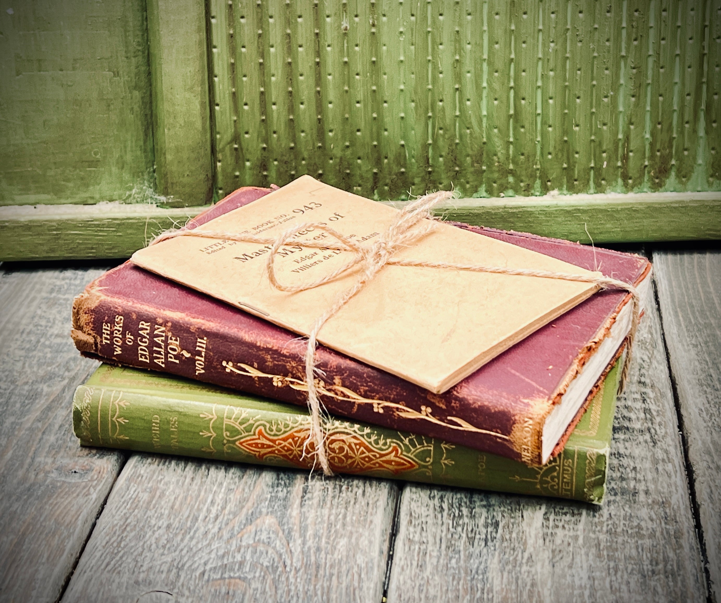 Antique Edgar Allan Poe Book Collection - Weird Tales & More 1895-1905