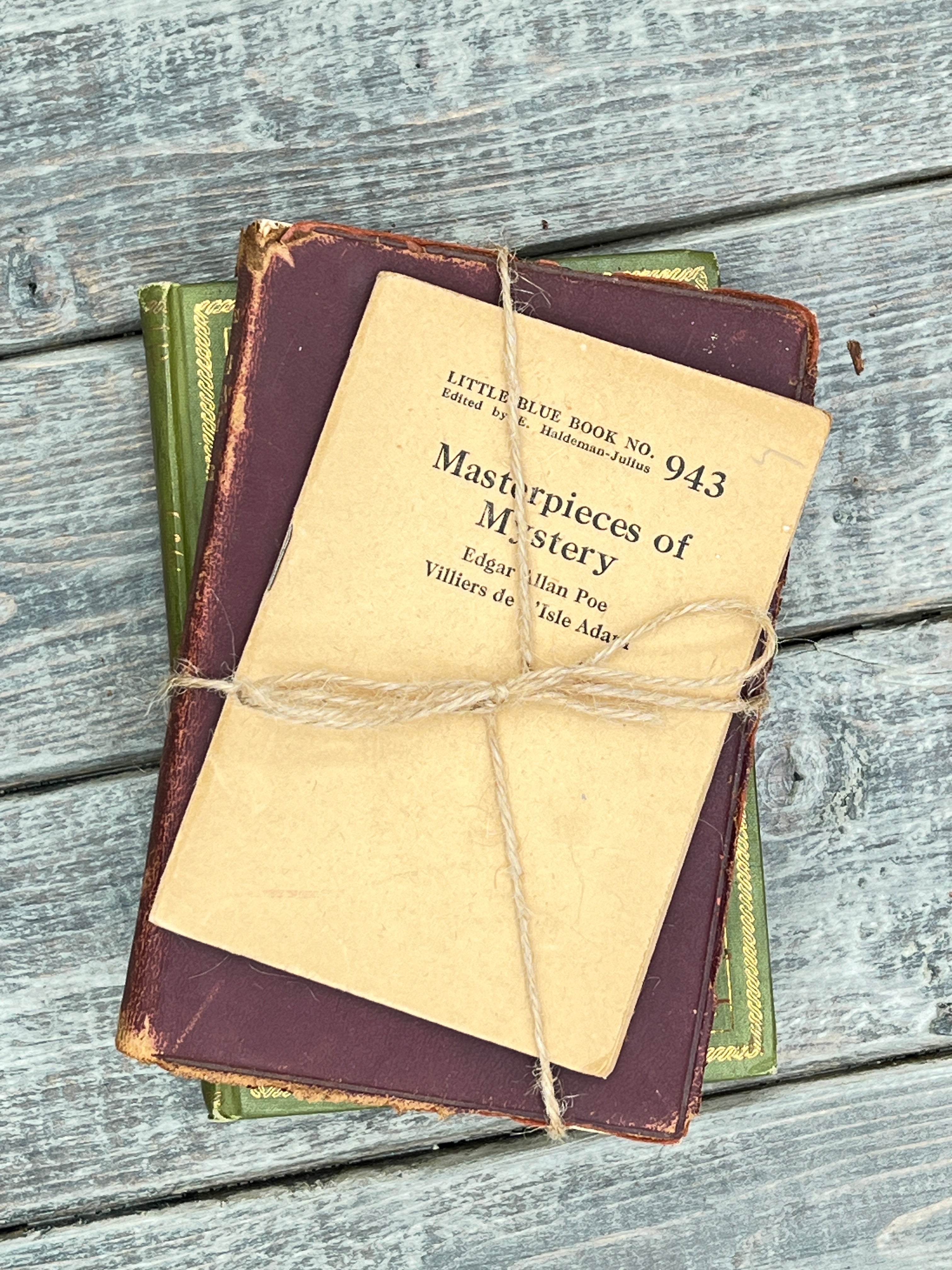 Antique Edgar Allan Poe Book Collection - Weird Tales & More 1895-1905