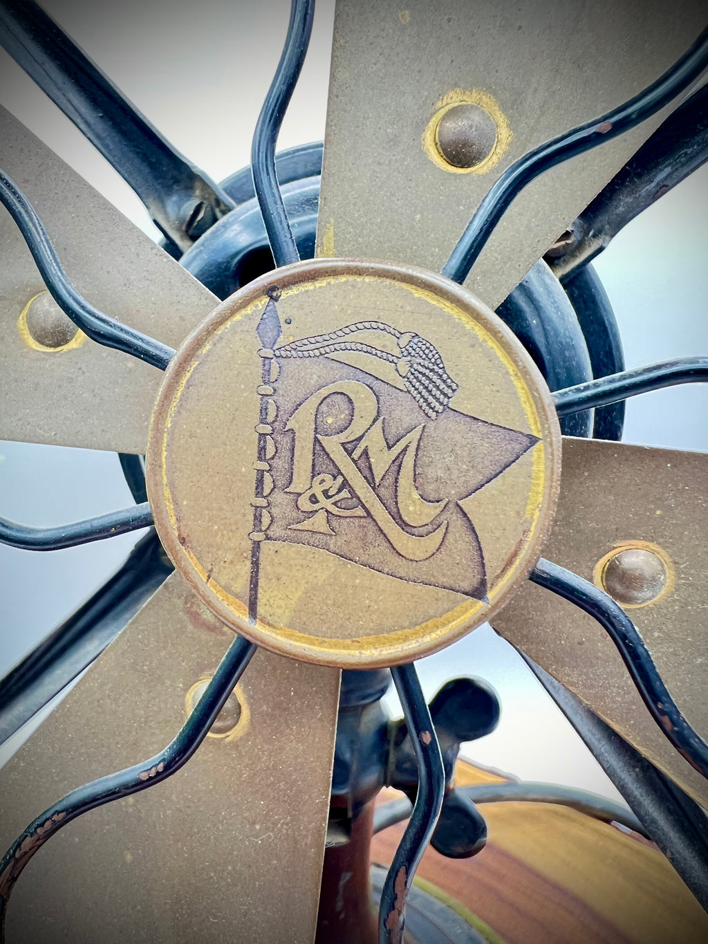 ATQ Robbins & Myers Oscillating Desk Fan Art Deco Style