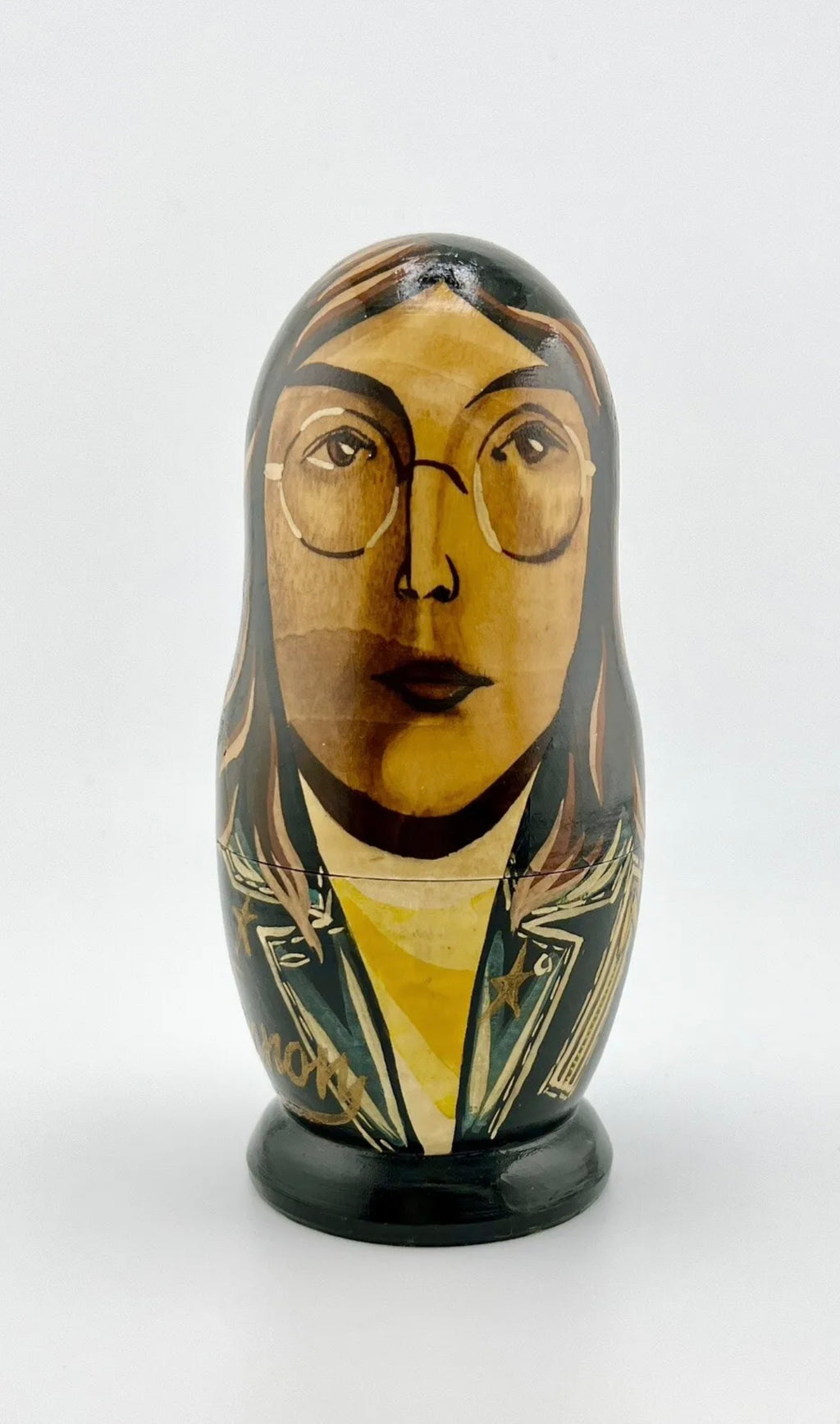 Beatles Hand-Painted Wooden Nesting Dolls