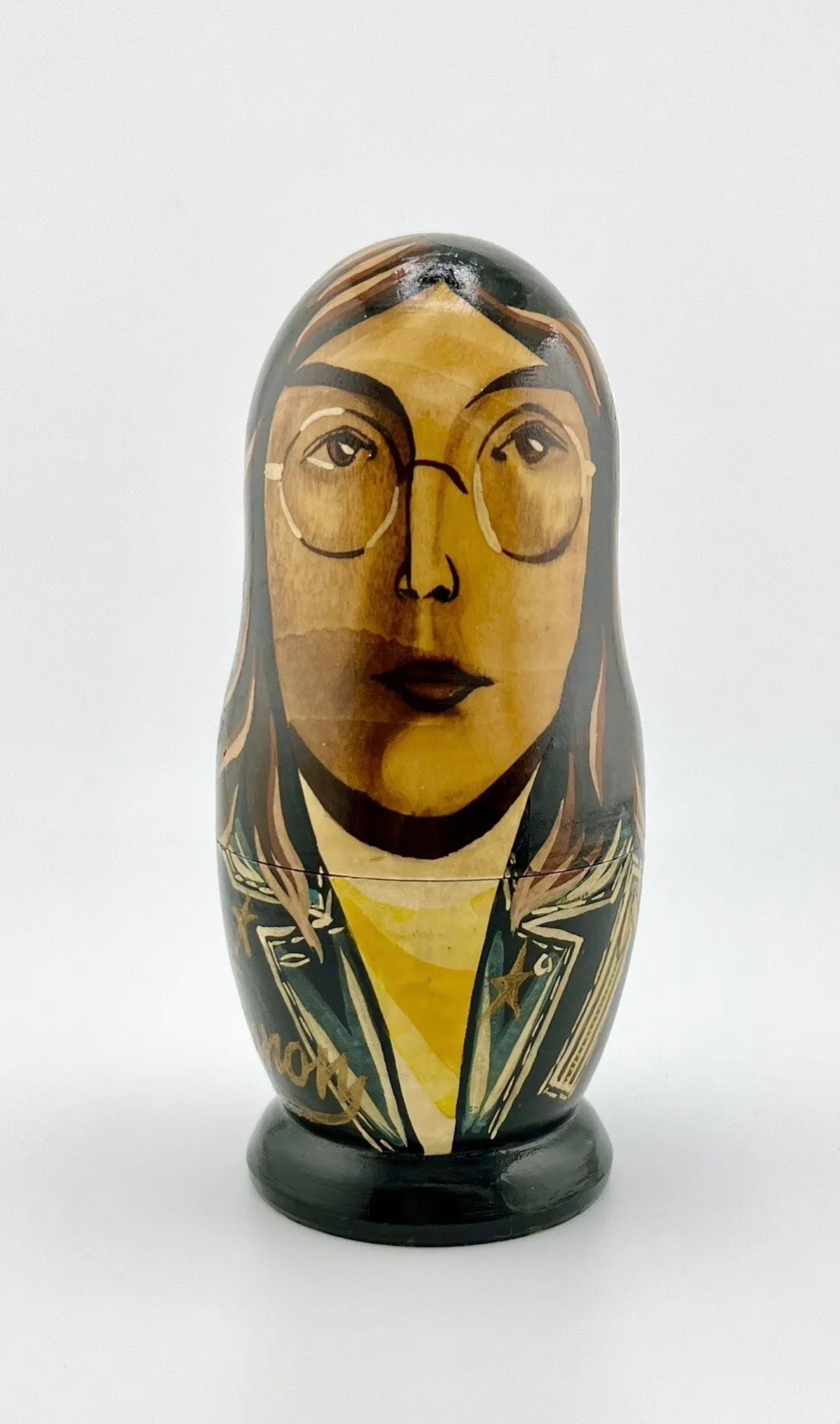 Beatles Hand-Painted Wooden Nesting Dolls