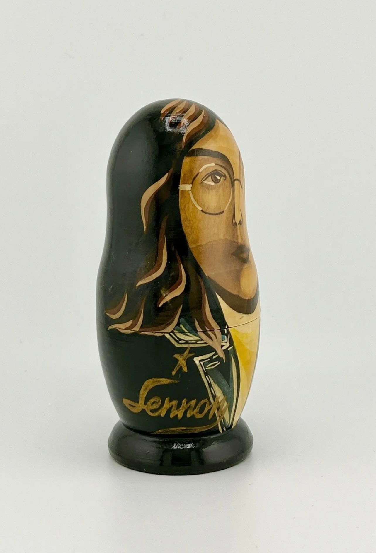 Beatles Hand-Painted Wooden Nesting Dolls