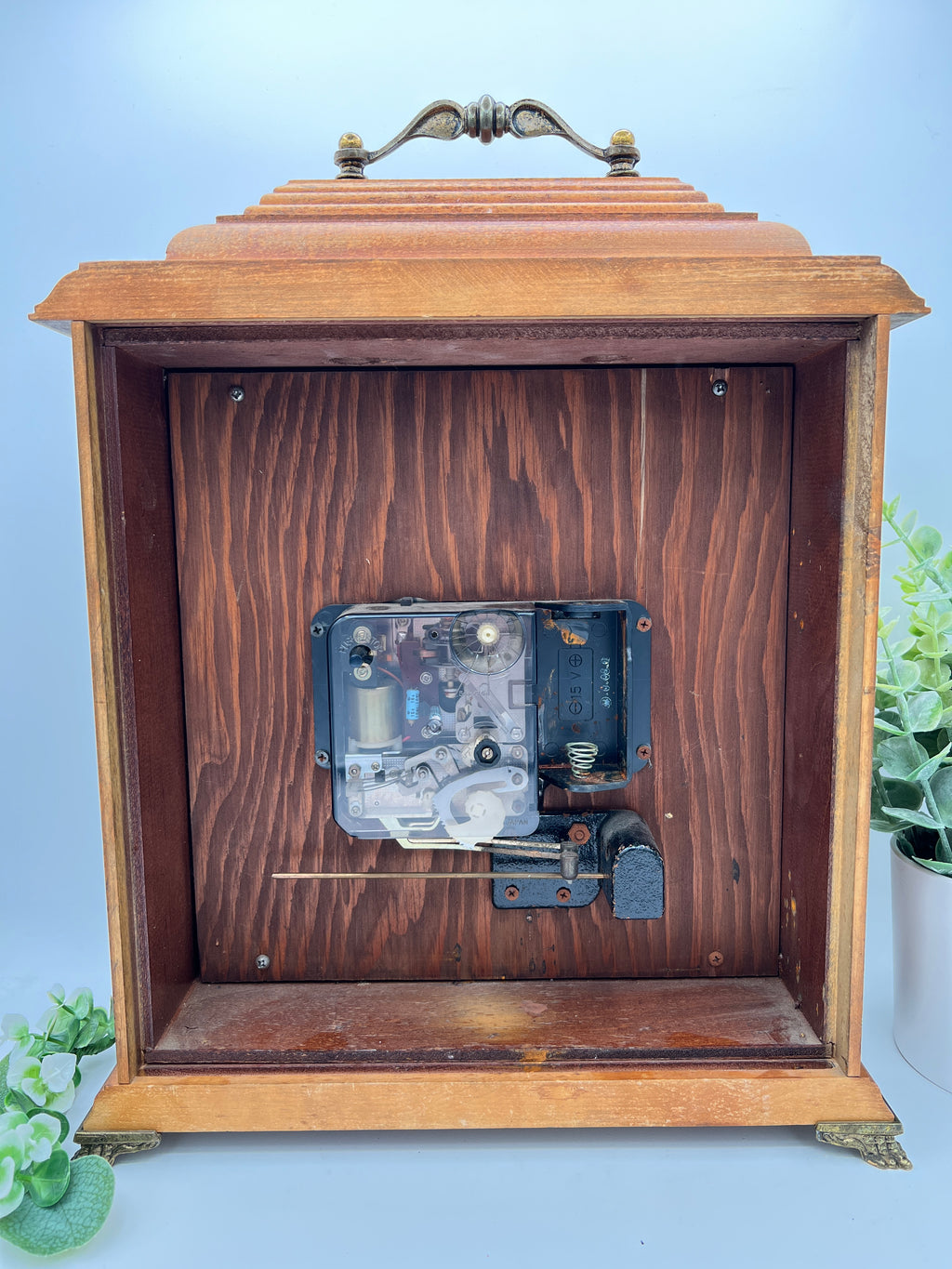 Bulova Vintage Wooden Mantle Clock