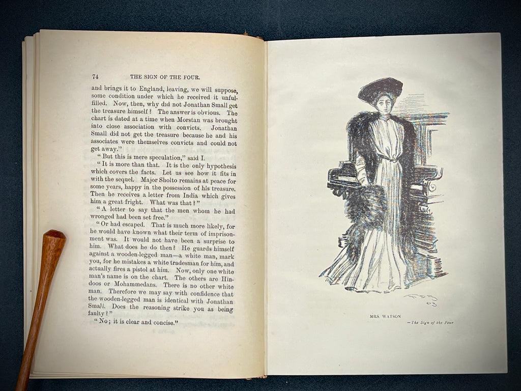 Conan Doyle's Best Books Volume 2 - The Sign of the Four and Other Sherlock Holmes Stories, Sherlock Holmes Edition (1904, PF Collier & Sons) Hardback w/o Dustcover