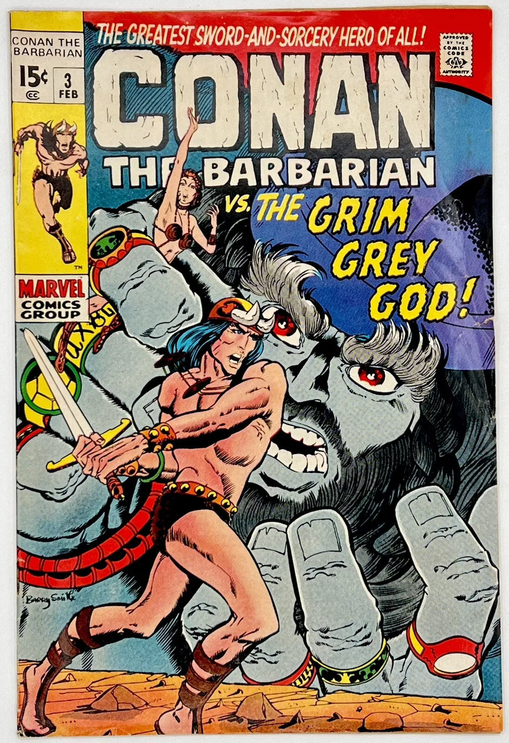 Conan the Barbarian #3 (1971)
