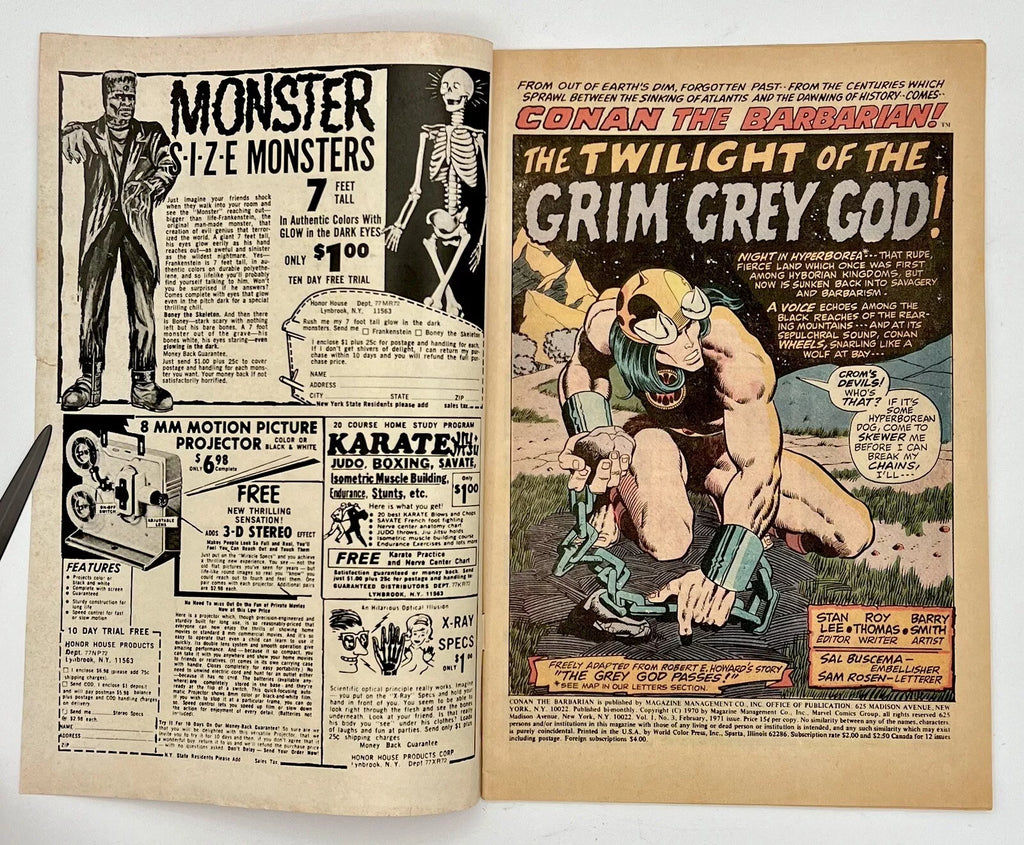 Conan the Barbarian #3 (1971)