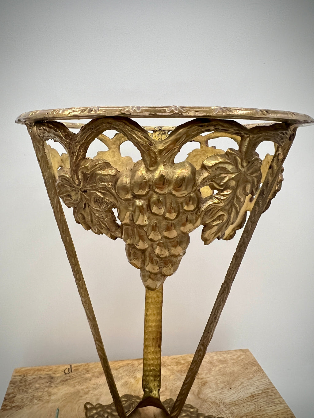 Conical Brass Plant Stand