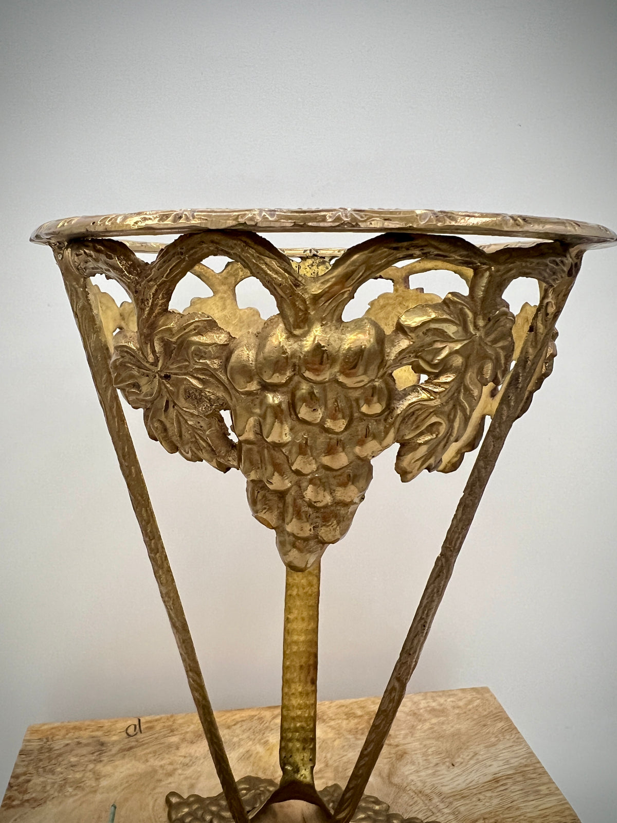 Conical Brass Plant Stand