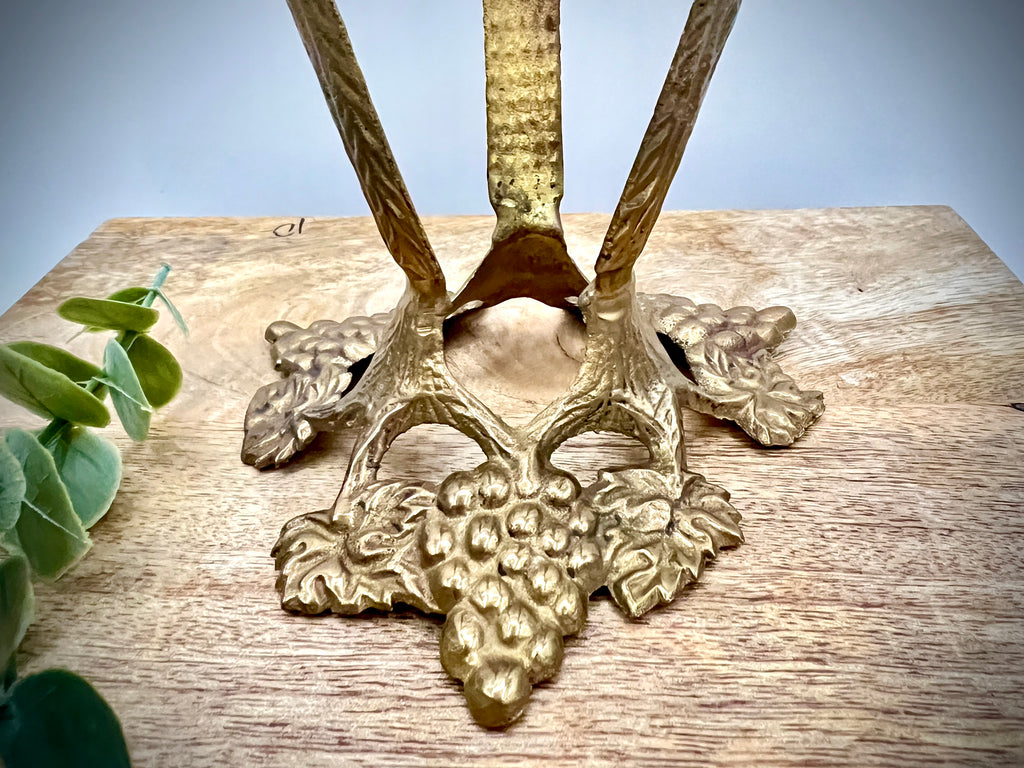 Conical Brass Plant Stand