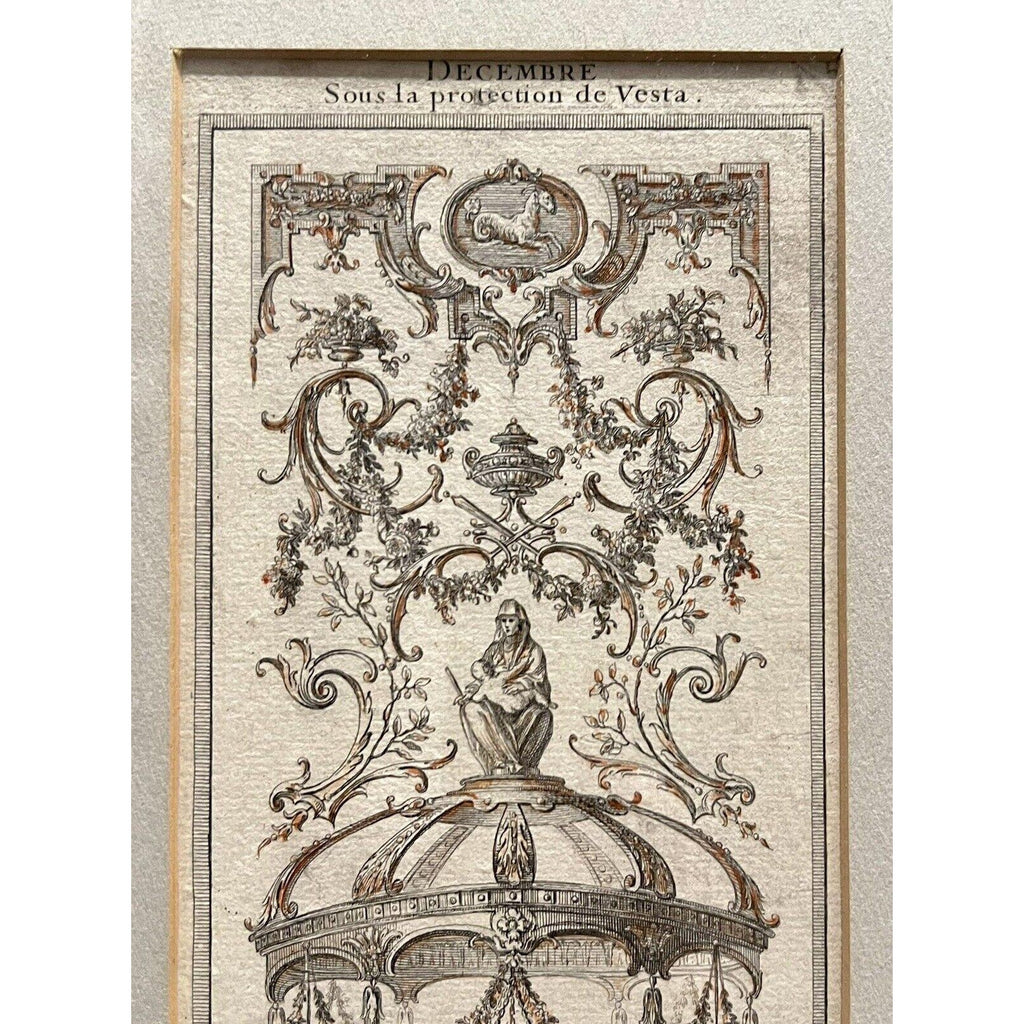 Les Doize Mois Grotesques by Claude Audran- Oct Nov Dec