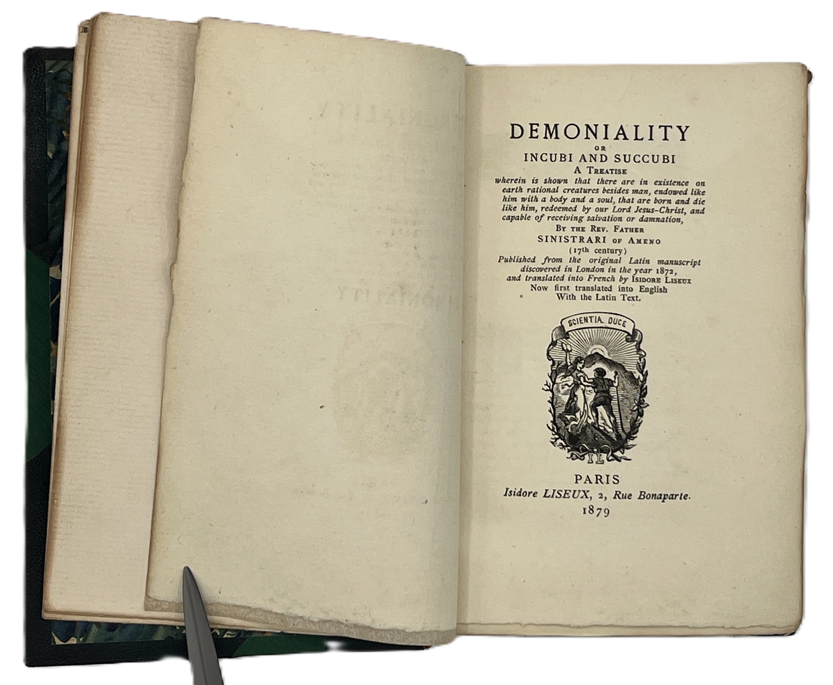 Demoniality or Incubi and Succubi - Rare 1879 English Translation