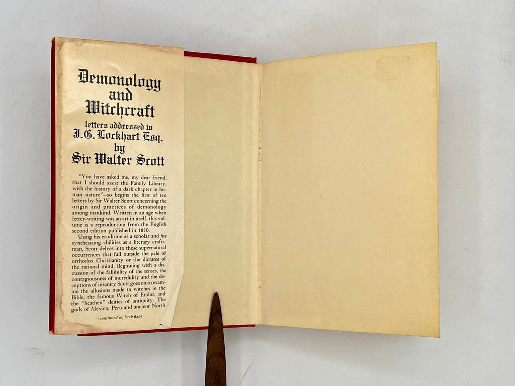 Demonology and Witchcraft, Sir Walter Scott, Second Edition 1830 Reprint 1970