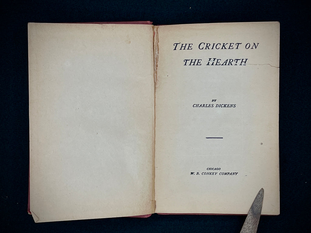 Dickens' Cricket on the Hearth
