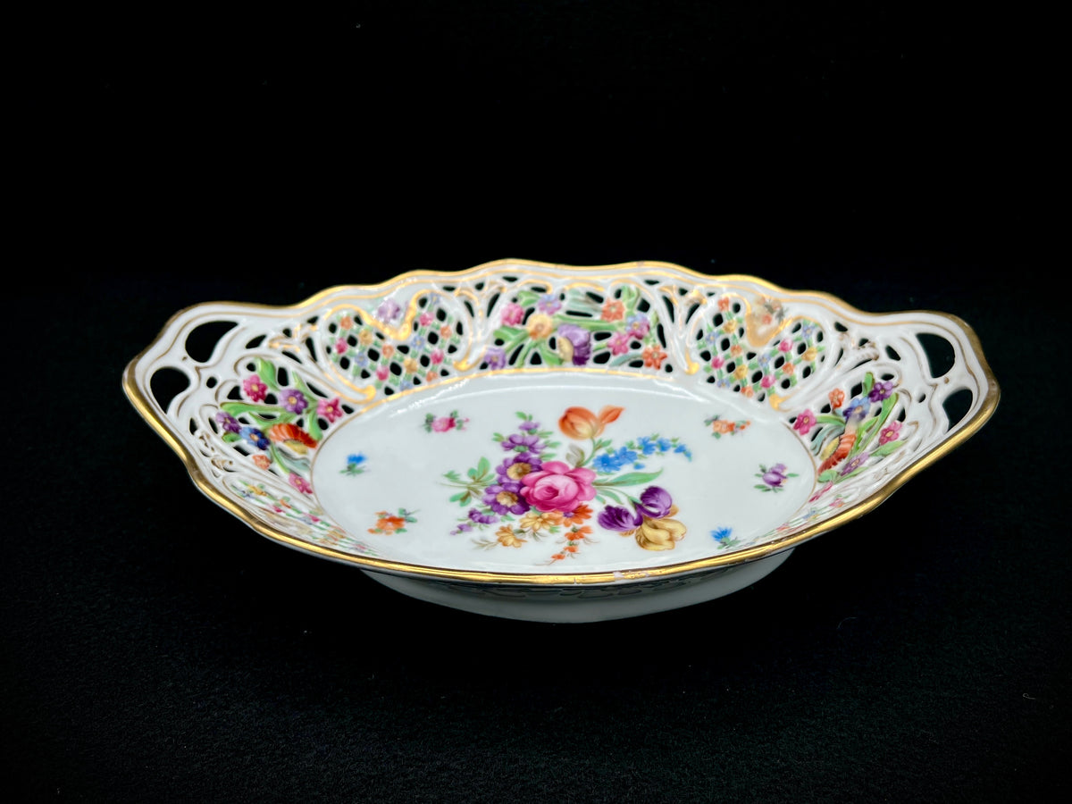 Dresden Schumann Floral Dish