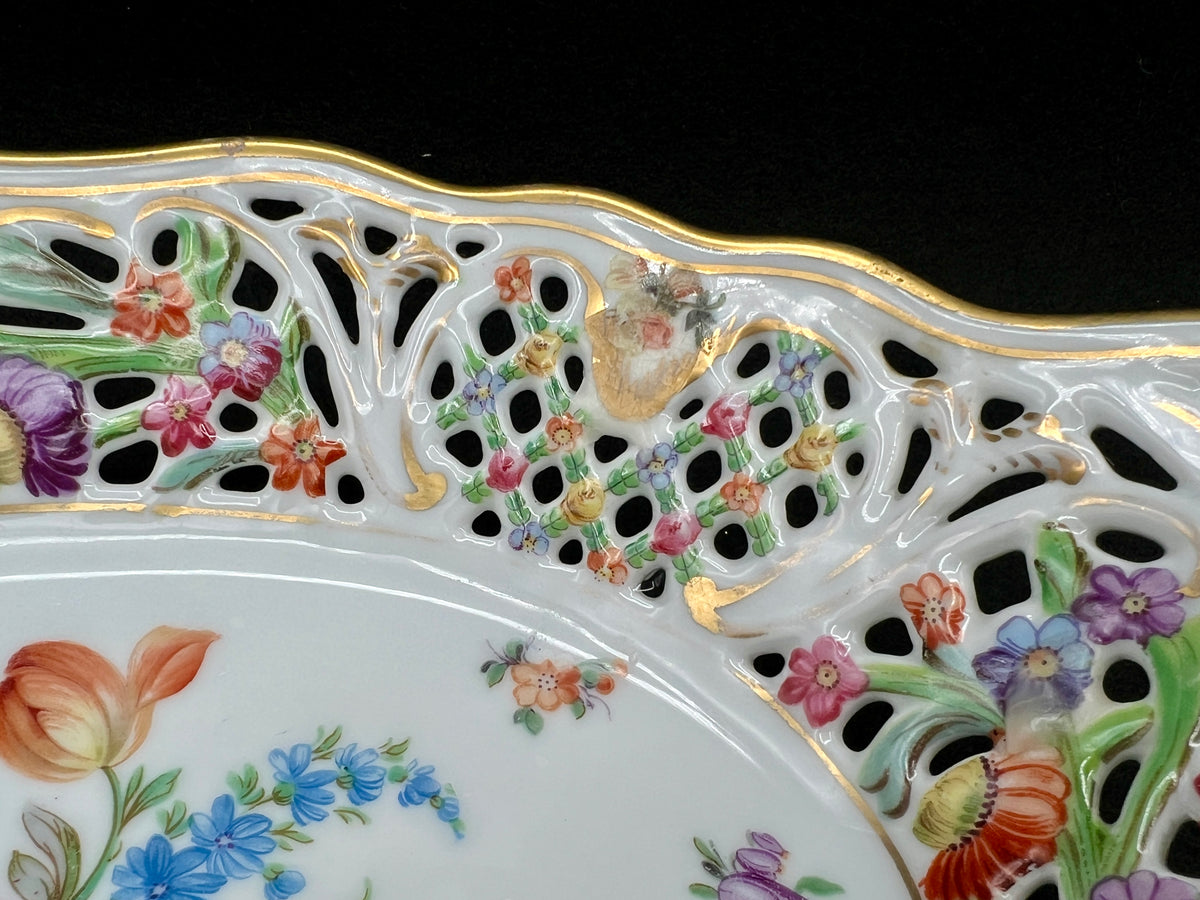 Dresden Schumann Floral Dish