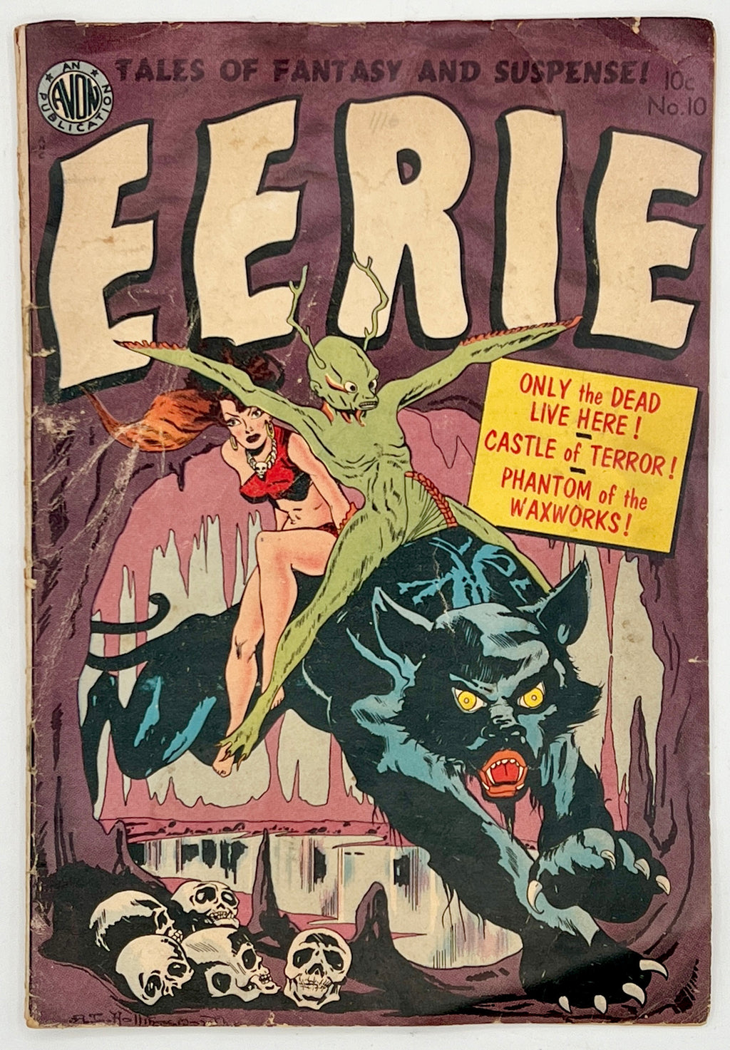 EERIE #10 (Dec 1952) VG - Avon Pre-Code Golden Age Horror Terror