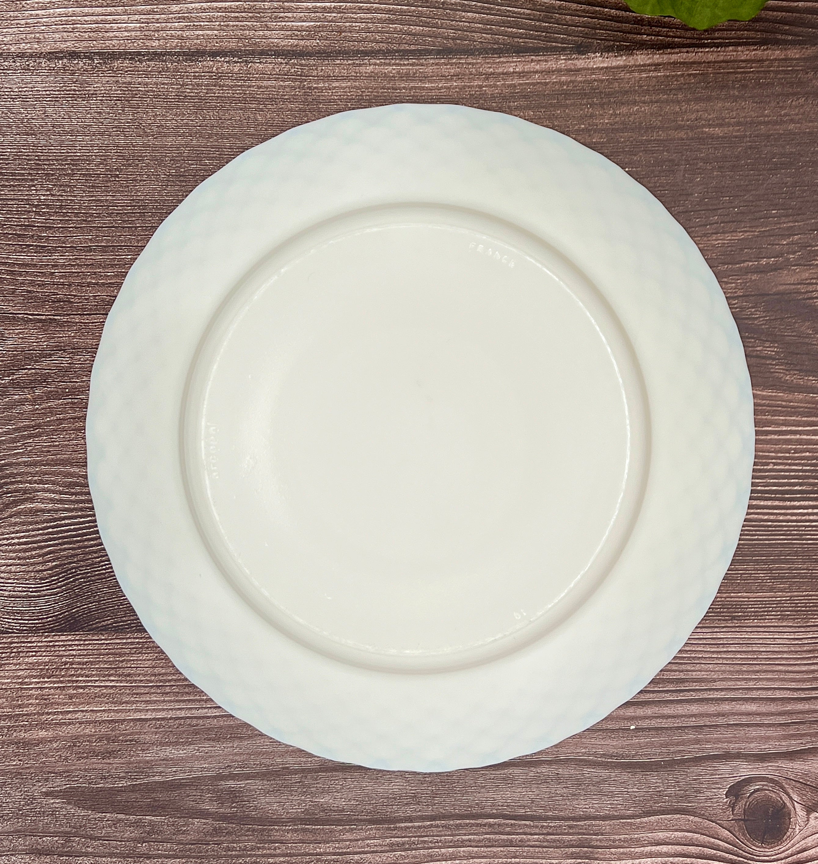 Elegant 24 Piece Arcopal Romane Dinnerware Set - Scalloped Opal Ivory Design