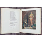 Faust by Goethe, 1925 Harry Clarke illustrated edition, signed; open spread showing Clarke color illustration.
