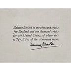 Faust 1925 illustrated edition, limited to England and the US; No. 504 American issue, signed.