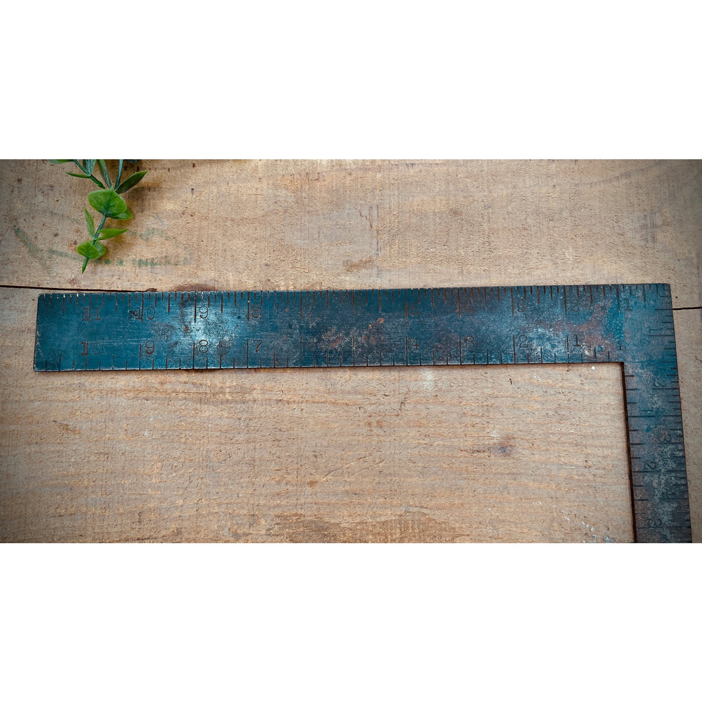 Vintage "A Framing Guide & Steel Square" by Sigmon with Sargent 12” x 8” Square