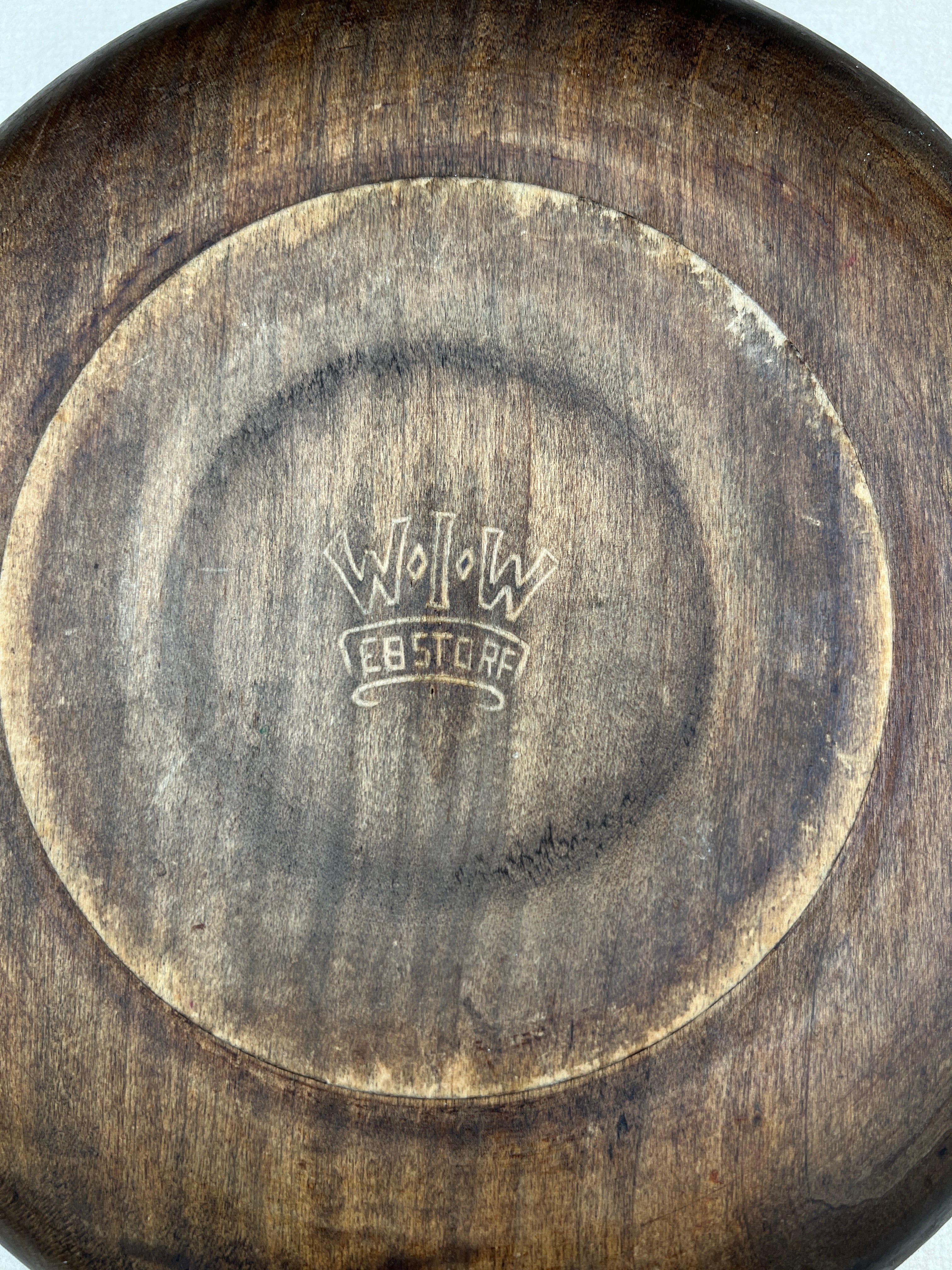 German "Daily Bread" Wood Bowl