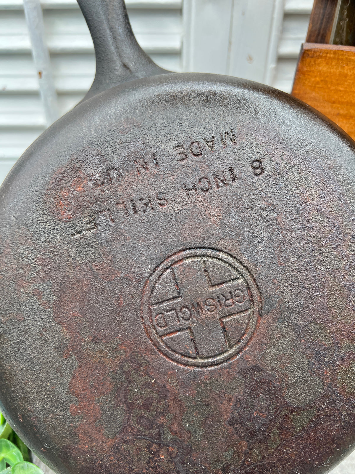Griswold #5 8" Cast Iron Skillet-Small Block Logo