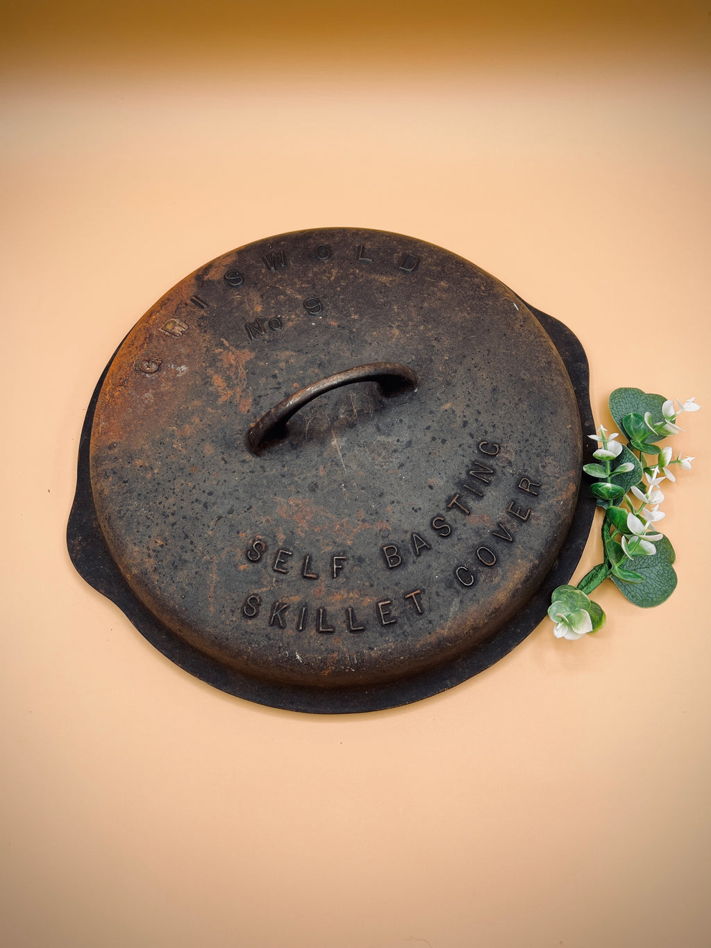 Griswold #9 Self-Basting Cast Iron Lid