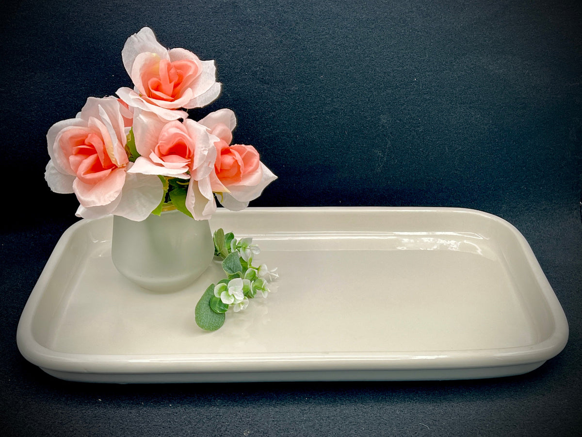 Hall China Company Vintage Creamy White 17" Platter