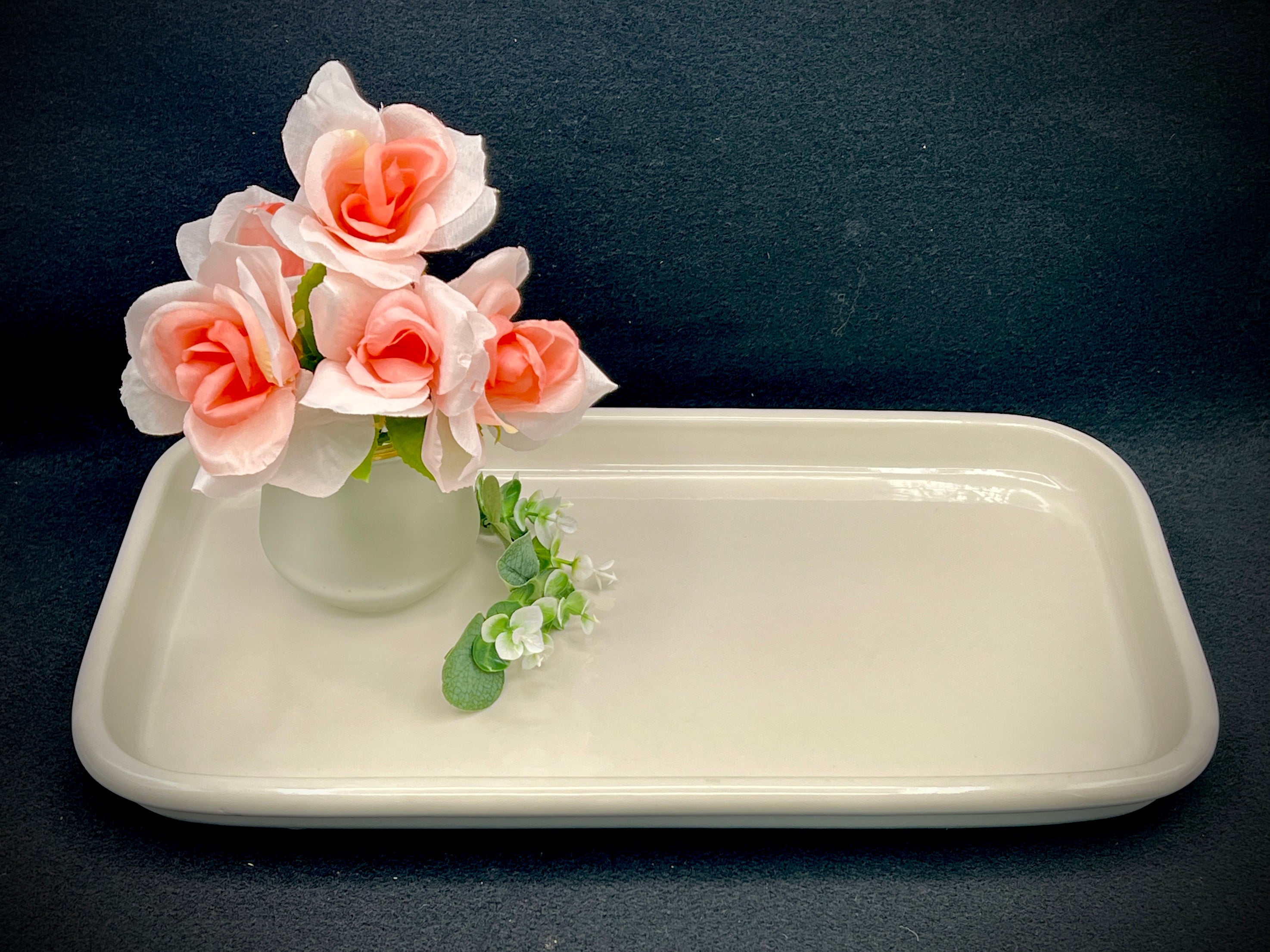 Hall China Company Vintage Creamy White 17" Platter
