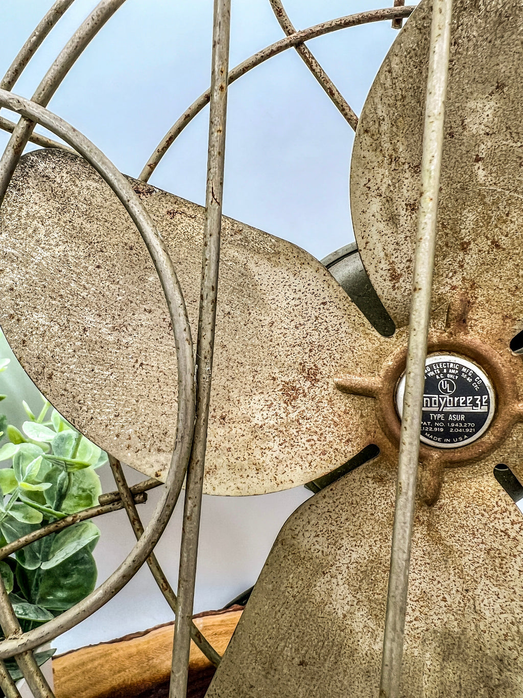 Handy Breeze 1940s Asur Tilting Fan Chicago Electric Mfg-AS IS