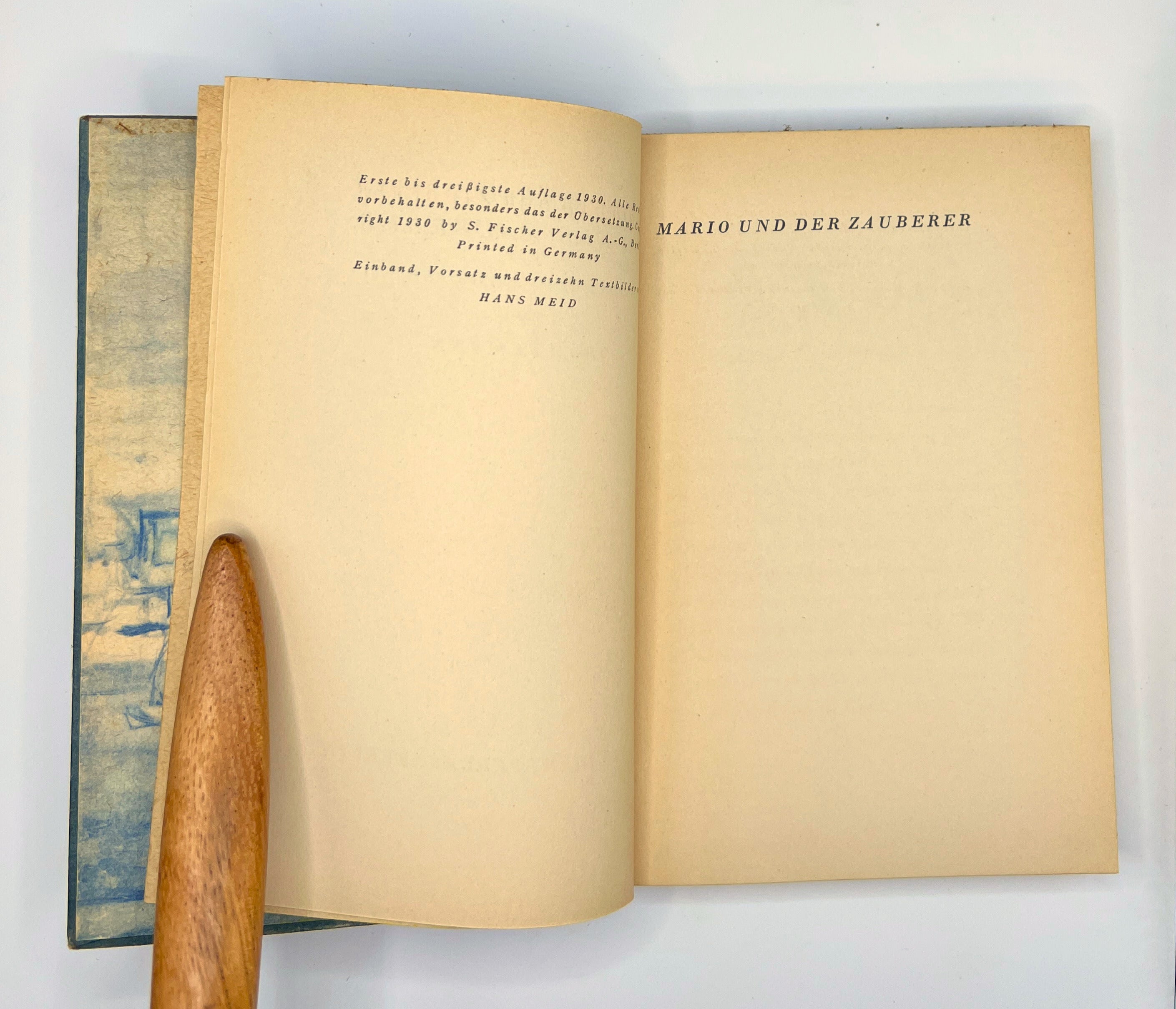 Mario und der Zauberer by Thomas Mann - 1930 First Edition w/ Slipcase
