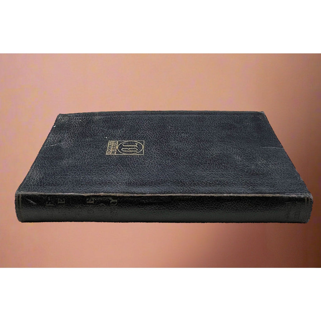 A vintage black leatherette bound book titled Baudelaire His Prose and Poetry from the Modern Library against a soft background. - Photo 2